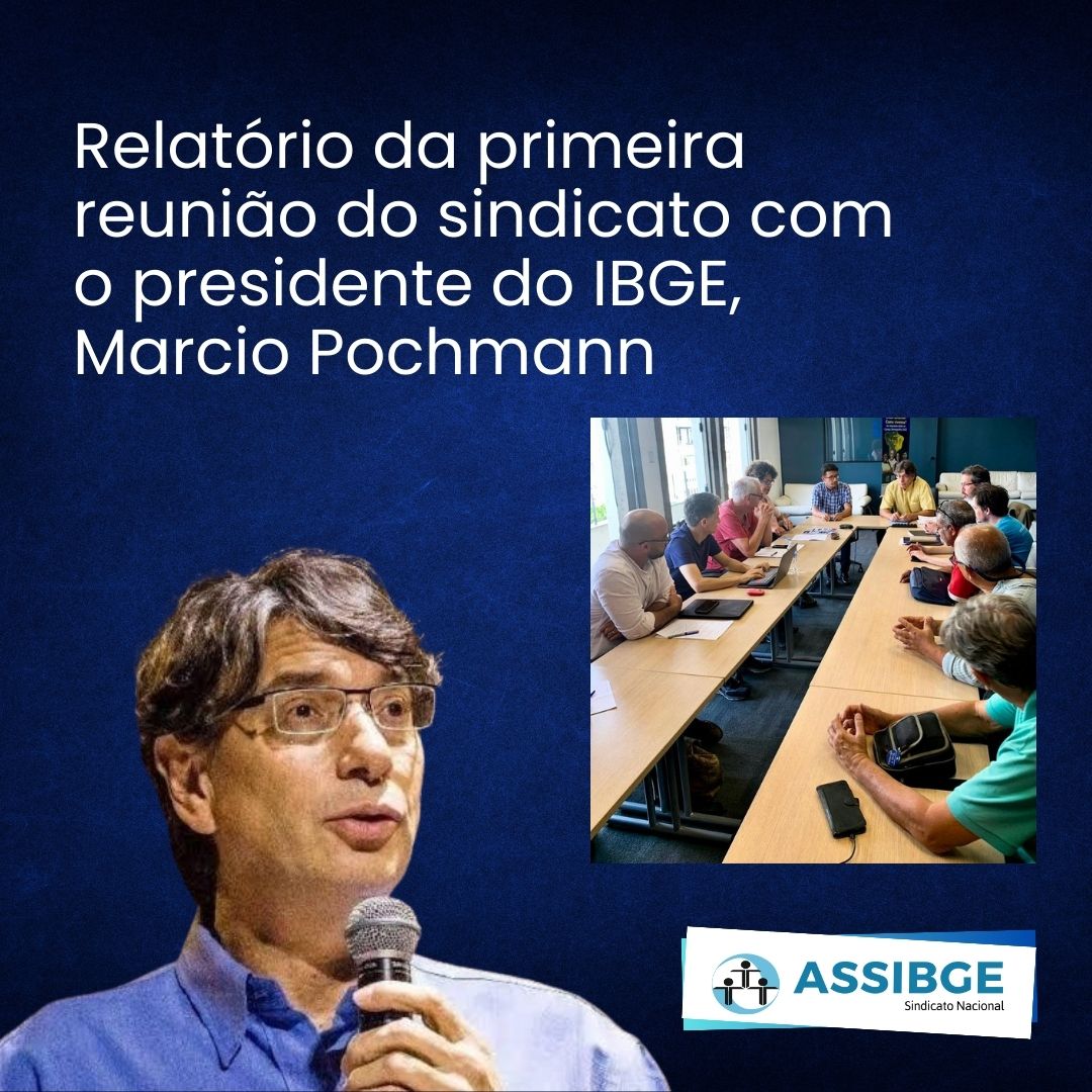 Reunião Marcio Pochmann presidente do IBGE