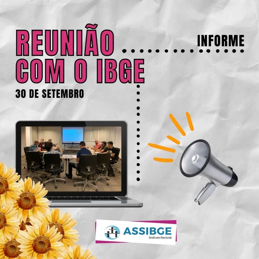 Reuni o com o IBGE Dire o do rg o recebe Sindicato para tratar