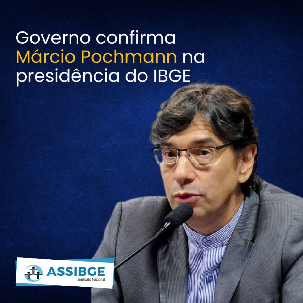 Governo confirma Márcio Pochmann para presidir o IBGE